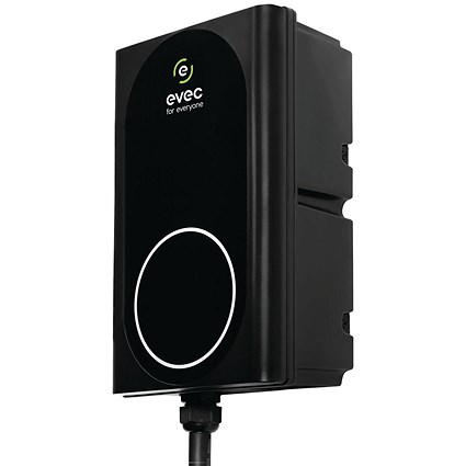 Evec Electric Vehicle Charging Port, with Tethered Type 2 Cable Single Phase, 7.4kW