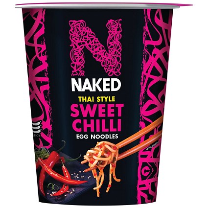 Naked Noodle Thai Sweet Chilli Egg Noodles, 78g, Pack of 6 Naked Noodle Thai Sweet Chilli Egg Noodles, 78g, Pack of 6