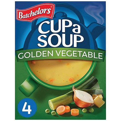 Batchelors Golden Vegetable Cup a Soup, 82g, Pack of 4 Batchelors Golden Vegetable Cup a Soup, 82g, Pack of 4