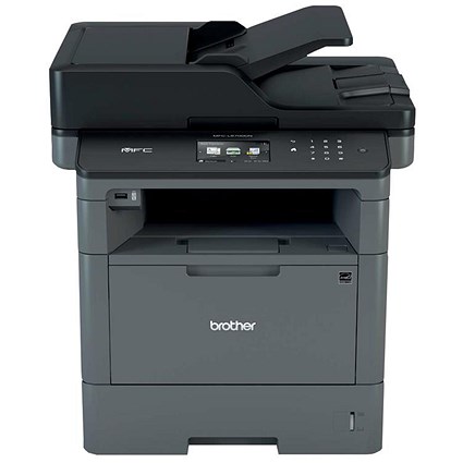 Brother MFC-L5700DN Pro A4 Wired Mono All-In-One Laser Printer, Grey