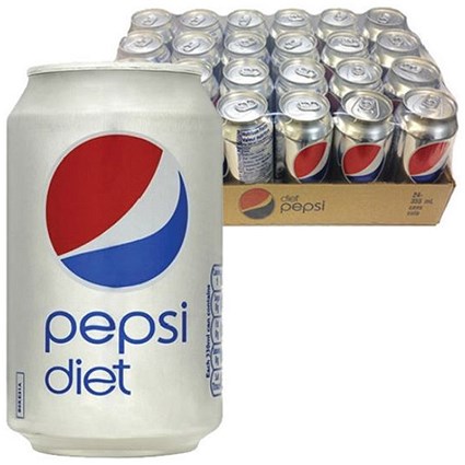 Diet Pepsi, 24x330ml Cans