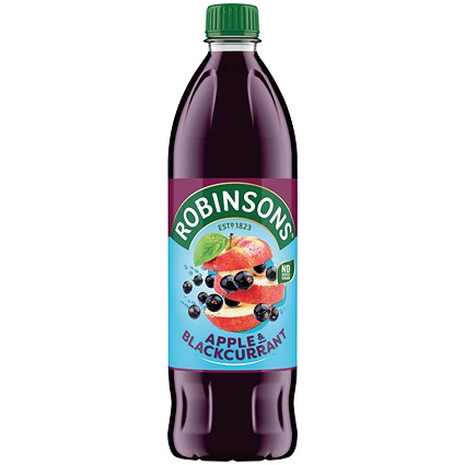 Robinsons No Added Sugar Apple & Blackcurrant Squash, 1 Litre