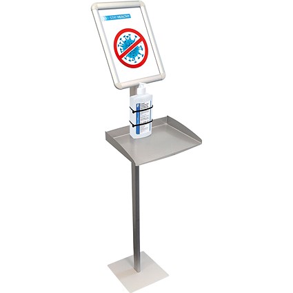 Information Display Stand with Tray, A4 format