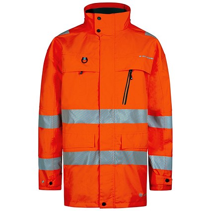 Beeswift Deltic Hi-Viz Jacket, Orange, Medium