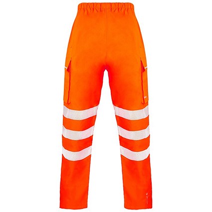 Beeswift Deltic Hi-Vis Overtrousers, Orange, 4XL