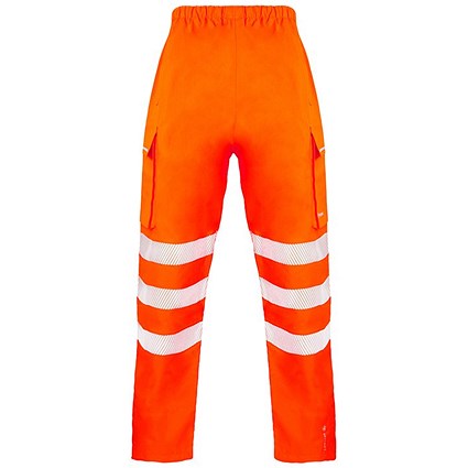 Beeswift Deltic Hi-Vis Overtrousers, Orange, Large