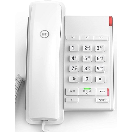 BT Converse 2100 Corded Telephone White 040205