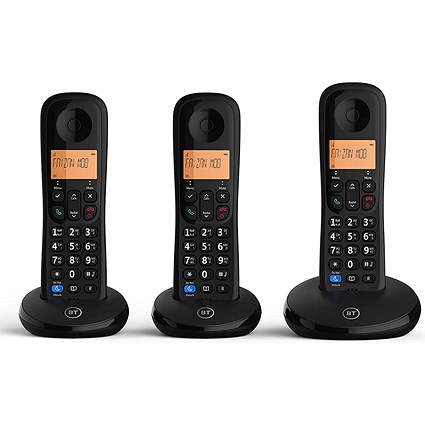 BT Everyday DECT Phone Trio (Up to 10 hours talking or 100 hours standby) 90663