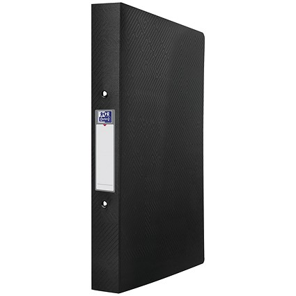 Elba Ring Binder, A4, 2 O-Ring, 25mm Capacity, Black