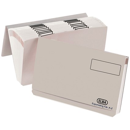 Elba A-Z Expanding File Foolscap Buff