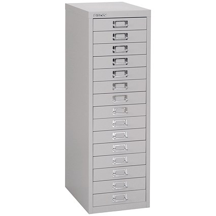 Bisley 15 Multidrawer Cabinet, Grey