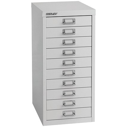 Bisley 10 Multidrawer Cabinet, Grey