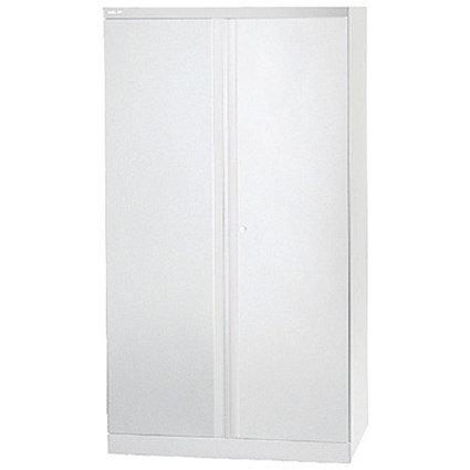 Bisley 2 Door Cupboard / Tall / White
