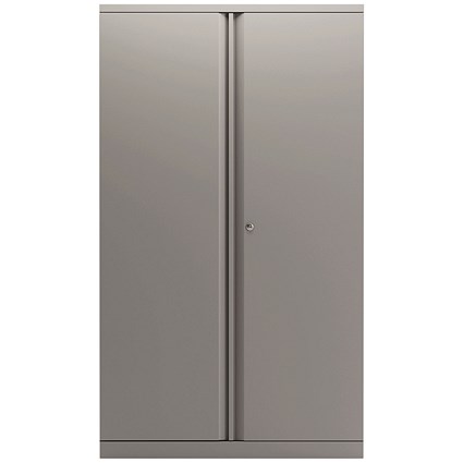 Bisley Tall Metal Cupboard, Supplied Empty, 1570mm High, Goose Grey