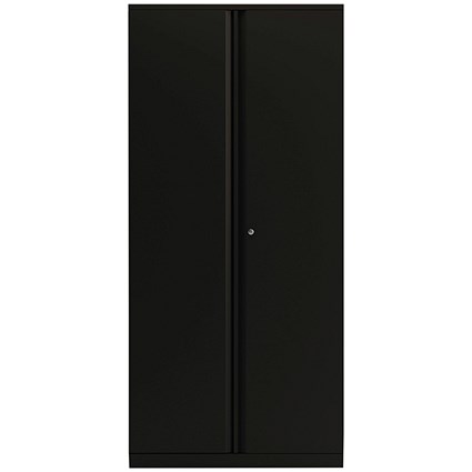 Bisley Extra Tall Metal Cupboard, Supplied Empty, 1970mm High, Black