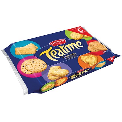 Crawfords Teatime Assorted Biscuits, 275g Crawfords Teatime Assorted Biscuits, 275g