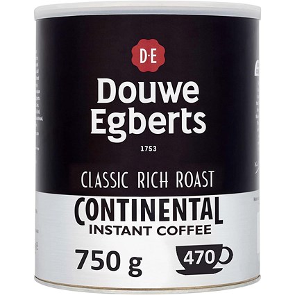 Douwe Egberts Continental Rich Roast Coffee - 750g