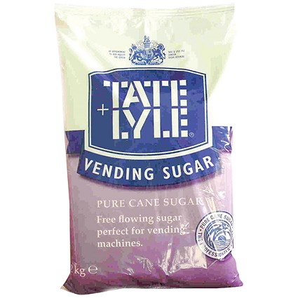 Tate and Lyle Vending Sugar Bag for Dispensing Machine - 2kg