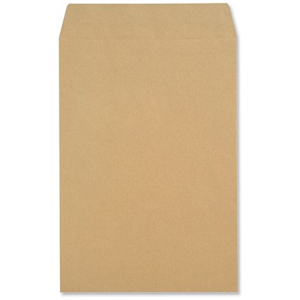 New Guardian Heavyweight C4 Pocket Envelopes - Manilla - Press Seal - 125gsm - Pack of 125