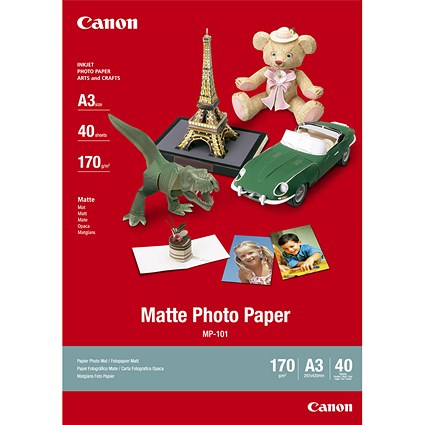 Canon MP-101 A3 Photo Paper, 40 Sheets