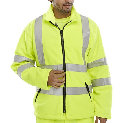 Beeswift Carnoustie Fleece Jacket, Saturn Yellow, 4XL