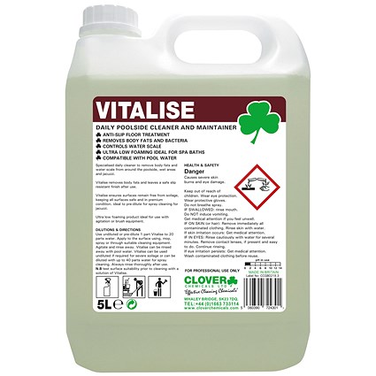 Clover Vitalise Poolside Cleaner and Maintainer, 5 Litres