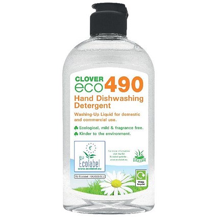 Clover ECO 490 Dishwashing Detergent 300ml (Pack of 6)