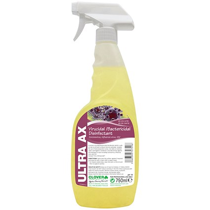 Clover Ultra AX Disinfectant Spray, 750ml, Pack of 6