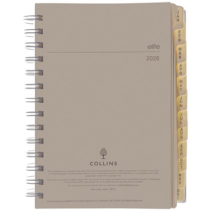 Collins Elite Compact Day Per Page Refill, 2026 Collins Elite Compact Day Per Page Refill, 2026