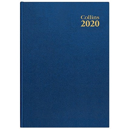 Collins 2020 A5 Diary, Week to View, Blue