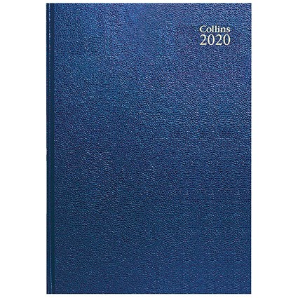 Collins 2020 A4 Diary, Week to View, Blue