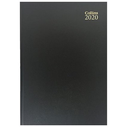 Collins 2020 A5 Diary, Day Per Page, Black
