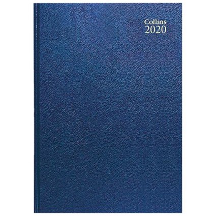 Collins 2020 A5 Diary, Day Per Page, Blue
