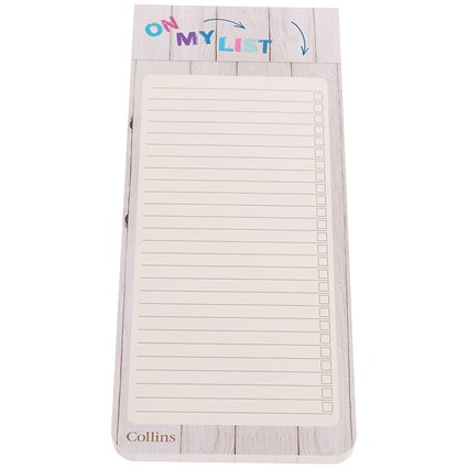 Collins Brighton Magnetic Things to Do Pad, Perforated, 230x102mm, 200 Pages