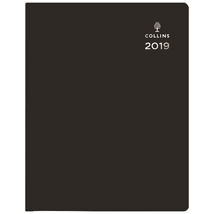 Collins 2019 Leadership Diary 4 Person Appointments, Day Per Page, A4, Black
