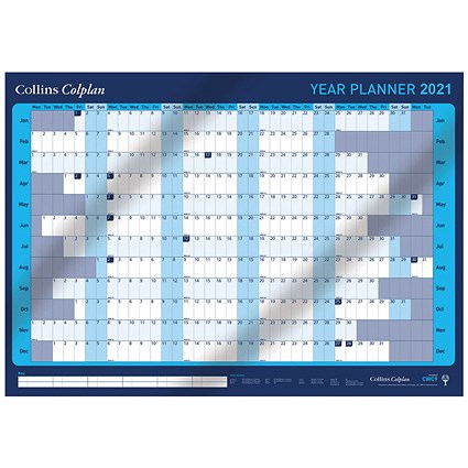Collins Year Planner 2021 with Activity Set and Pen