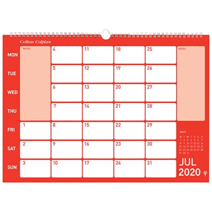 Collins 2020 Memo Calendar - A3