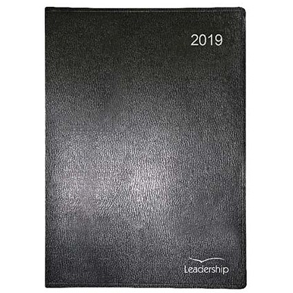 Collins 2019 Leadership Appointments Diary, Week to View, A4, Black