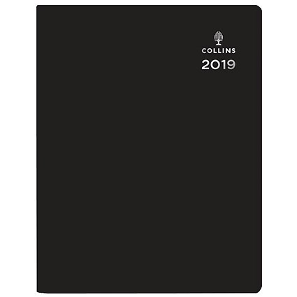 Collins Leadership 2020 A4 Diary, Day Per Page Appointment - Black