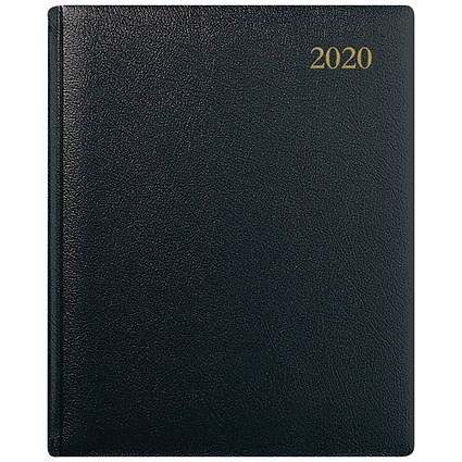 Collins Quarto 2020 Business Appointment Diary, Week to View, Black