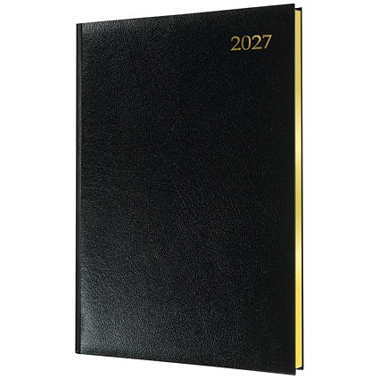 Collins Quarto Diary Week To View Appointment Black 2027