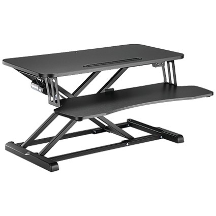 Contour Ergonomics Electric Premium Sit/Stand Workstation Black