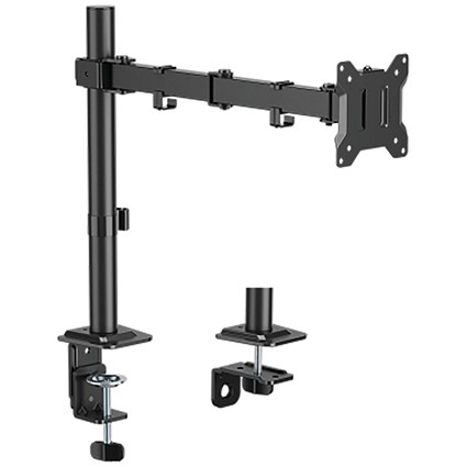Contour Ergonomics Economy Single Monitor Arm Black