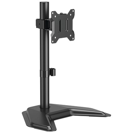 Contour Ergonomics Economy Freestanding Single Desk Mounted Monitor Arm Black