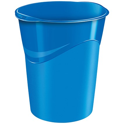 CEP Pro Gloss Waste Bin Blue 280GBLUE
