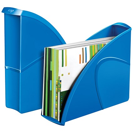 CEP Pro Gloss Plastic Magazine File, Blue