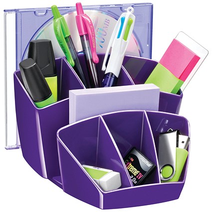 CEP Pro Gloss Desk Tidy Purple 580GPURPLE