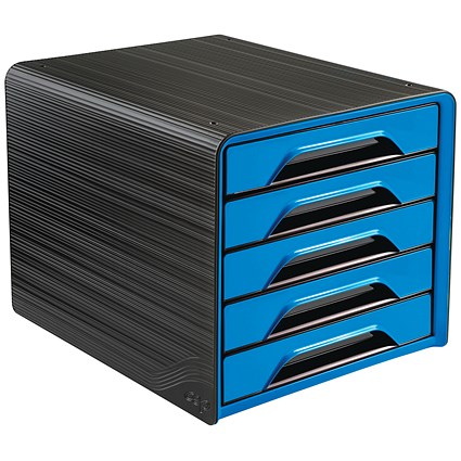 CEP Smoove 5 Drawer Module Black/Blue (Made from 100% recyclable shock resis polystyrene)