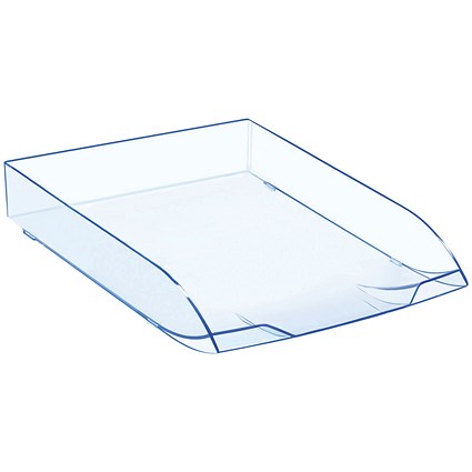 CEP Ice Self-stacking Letter Tray, BLUE CEP Ice Self-stacking Letter Tray, BLUE