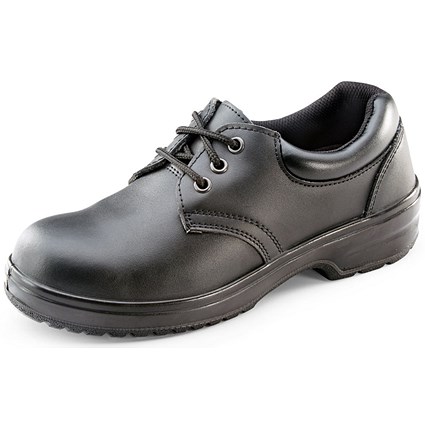 Beeswift Ladies Tie Shoes, Black, 6.5 Beeswift Ladies Tie Shoes, Black, 6.5